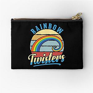 Vintage Rainbow Twisters Zipper Pouch