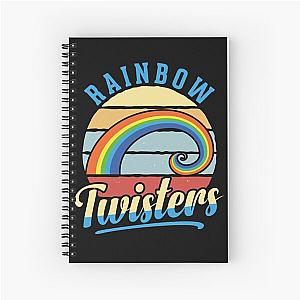 Vintage Rainbow Twisters Spiral Notebook