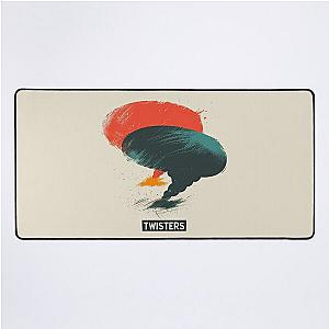 Retro Twisters Graphic Art Desk Mat