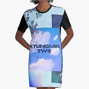 TWS Kyungmin  Graphic T-Shirt Dress