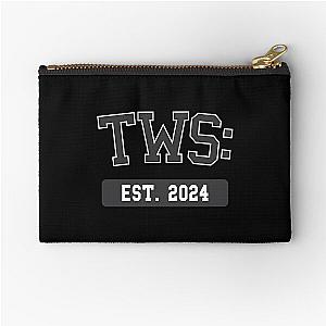 Kpop College - TWS - Kpop Merch for Kpop fans - Gift for 247: With Us stans Zipper Pouch