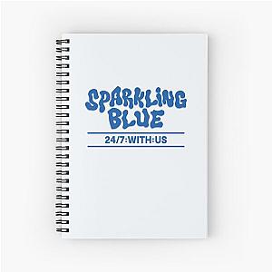 TWS - Sparkling Blue - Kpop Merch for Fans - Gift for 247: With Us stans Spiral Notebook