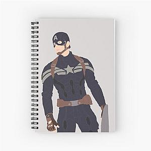 catws steve rogers stealth suit Spiral Notebook