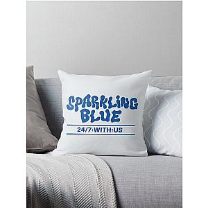 TWS - Sparkling Blue - Kpop Merch for Fans - Gift for 247: With Us stans Throw Pillow