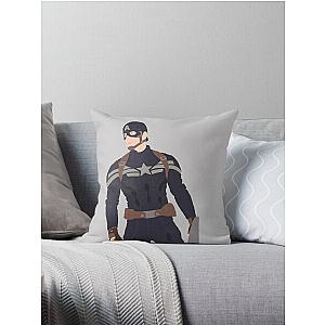 catws steve rogers stealth suit Throw Pillow