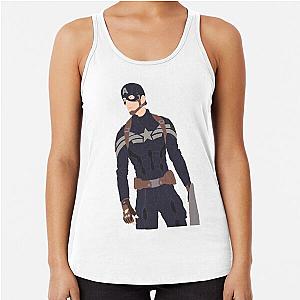 catws steve rogers stealth suit Racerback Tank Top