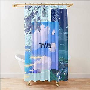 TWS KPOP  CUTE DESIGN  Shower Curtain