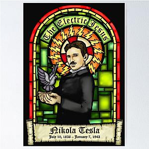 Nikola Tesla - Rest In Power Tx2 Poster