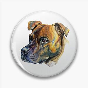 Tyga the Brindle Staffy Pin