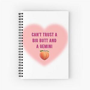 Doja Cat and Tyga Juicy Lyrics Spiral Notebook