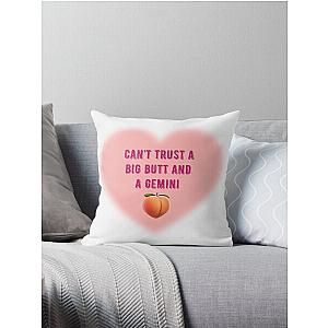 Doja Cat and Tyga Juicy Lyrics Throw Pillow