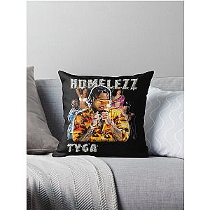 Tyga Rapper Vintage 90s Throw Pillow