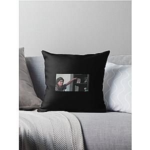 Kylie Jenner Framed Tygas Mugshot Throw Pillow