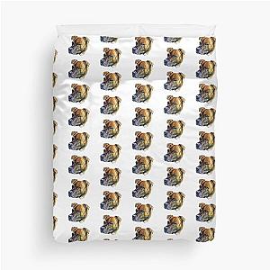 Tyga the Brindle Staffy Duvet Cover