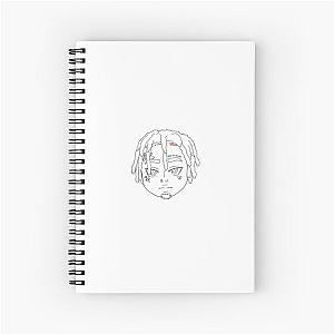 Tyla Yaweh Manga Design (Outline) Spiral Notebook