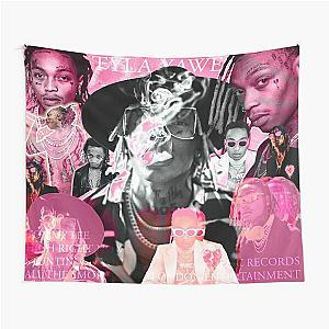 Tyla Yaweh - Welcome to Stardom Collage Tapestry