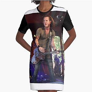 Tyler Hubbard - Florida Georgia Line - Photograph Graphic T-Shirt Dress