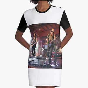 Brian Kelley and Tyler Hubbard - Florida Georgia Line - Photograph Graphic T-Shirt Dress