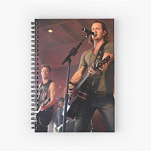 Brian Kelley and Tyler Hubbard - Florida Georgia Line - Photograph Spiral Notebook