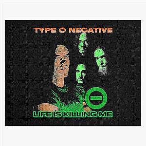 Type O Negative Gothic Doom The Popular Child's Band Has Long Hair To Show The Rock Style That Is Loved By The Audience Jigsaw Puzzle