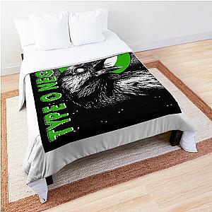Type O Negative Band Tee Peter Steele Type O Negative Poster Doom Metal The Popular Child's Band Has Long Hair To Show The Rock Style That Is Loved By The Audience Comforter