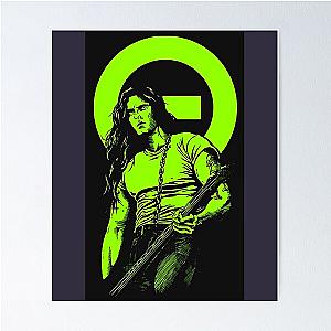 Premium Singer New type o negative logo Poster