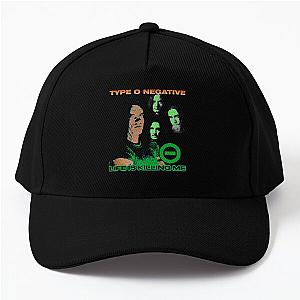 Type O Negative Gothic Doom The Popular Child's Band Has Long Hair To Show The Rock Style That Is Loved By The Audience Baseball Cap