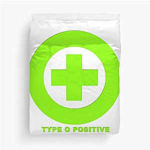 Type O Negative Positive The Popular Child's Band Has Long Hair To Show The Rock Style That Is Loved By The Audience Duvet Cover