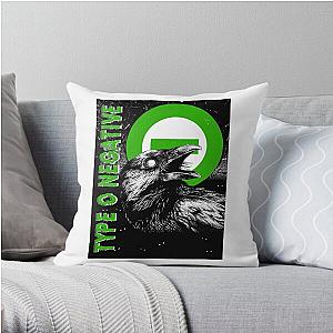 Type O Negative Band Tee Peter Steele Type O Negative Poster Doom Metal The Popular Child's Band Has Long Hair To Show The Rock Style That Is Loved By The Audience Throw Pillow