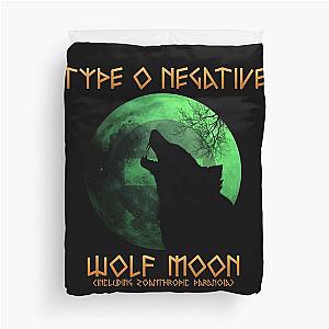 Type O Negative Wolf Moon The Popular Child's Band Has Long Hair To Show The Rock Style That Is Loved By The Audience Duvet Cover