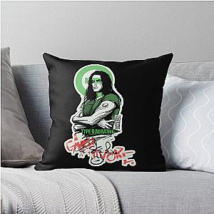 Peter Steele Digital Signature Type O Negative The Popular Child's Band Has Long Hair To Show The Rock Style That Is Loved By The Audience Throw Pillow