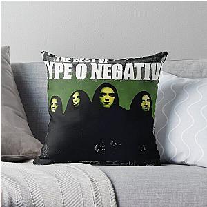 The Best of Type O Negative album art retro Throw Pillow
