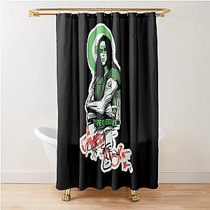 Peter Steele Digital Signature Type O Negative The Popular Child's Band Has Long Hair To Show The Rock Style That Is Loved By The Audience Shower Curtain
