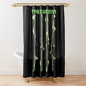 Type O Negative October Rust The Popular Child's Band Has Long Hair To Show The Rock Style That Is Loved By The Audience Shower Curtain