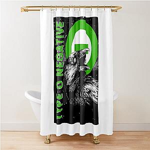 Type O Negative Band Tee Peter Steele Type O Negative Poster Doom Metal The Popular Child's Band Has Long Hair To Show The Rock Style That Is Loved By The Audience Shower Curtain