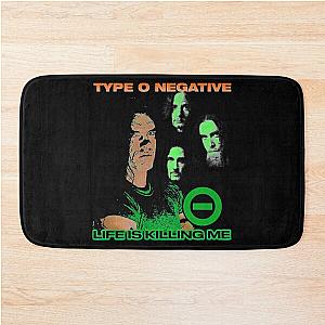 Type O Negative Gothic Doom The Popular Child's Band Has Long Hair To Show The Rock Style That Is Loved By The Audience Bath Mat