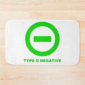 Type O Negative Trending Design Art The Popular Child's Band Has Long Hair To Show The Rock Style That Is Loved By The Audience Bath Mat