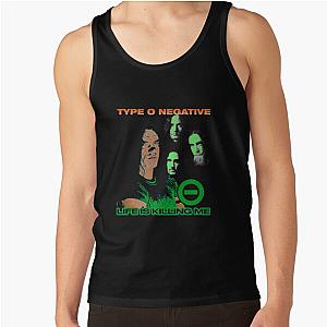 Type O Negative Gothic Doom The Popular Child's Band Has Long Hair To Show The Rock Style That Is Loved By The Audience Tank Top