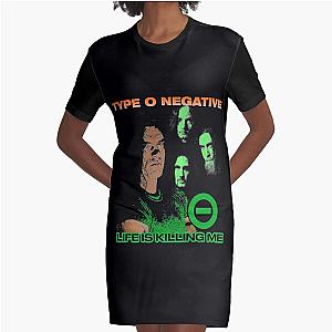 Type O Negative Life Is Killing Me Graphic T-Shirt Dress