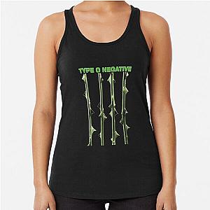 Type O Negative October Rust The Popular Child's Band Has Long Hair To Show The Rock Style That Is Loved By The Audience Racerback Tank Top