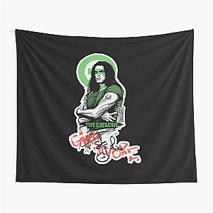 Peter Steele Digital Signature Type O Negative The Popular Child's Band Has Long Hair To Show The Rock Style That Is Loved By The Audience Tapestry