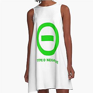 Type O Negative Trending Design Art The Popular Child's Band Has Long Hair To Show The Rock Style That Is Loved By The Audience A-Line Dress