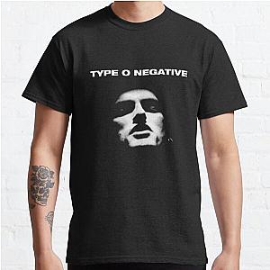 Type O Negative Black No The Popular Child's Band Has Long Hair To Show The Rock Style That Is Loved By The Audience Classic T-Shirt