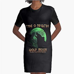 Type O Negative Wolf Moon The Popular Child's Band Has Long Hair To Show The Rock Style That Is Loved By The Audience Graphic T-Shirt Dress