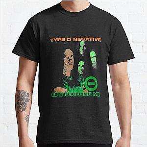 Type O Negative Gothic Doom The Popular Child's Band Has Long Hair To Show The Rock Style That Is Loved By The Audience Classic T-Shirt
