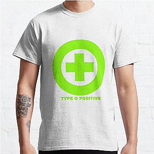 Type O Negative Positive The Popular Child's Band Has Long Hair To Show The Rock Style That Is Loved By The Audience Classic T-Shirt