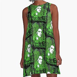 Type O Negative - Peter Steele - (Creepy Green) Light Version. A-Line Dress