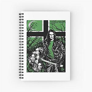 Type O Negative Bawa Kampak The Popular Child's Band Has Long Hair To Show The Rock Style That Is Loved By The Audience Spiral Notebook