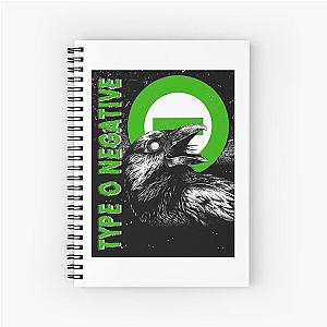 Type O Negative Band Tee Peter Steele Type O Negative Poster Doom Metal The Popular Child's Band Has Long Hair To Show The Rock Style That Is Loved By The Audience Spiral Notebook