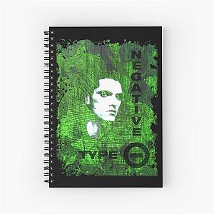 Type O Negative - Peter Steele - (Creepy Green) Light Version. Spiral Notebook
